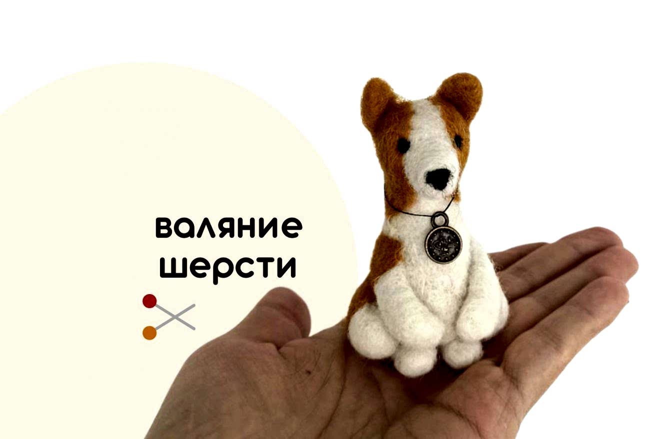 Мастер-класс по валянию из шерсти - игрушка «Дружок»