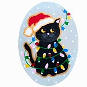 Мастер-класс - деревянное панно «Котенок Огонек», живопись акрилом